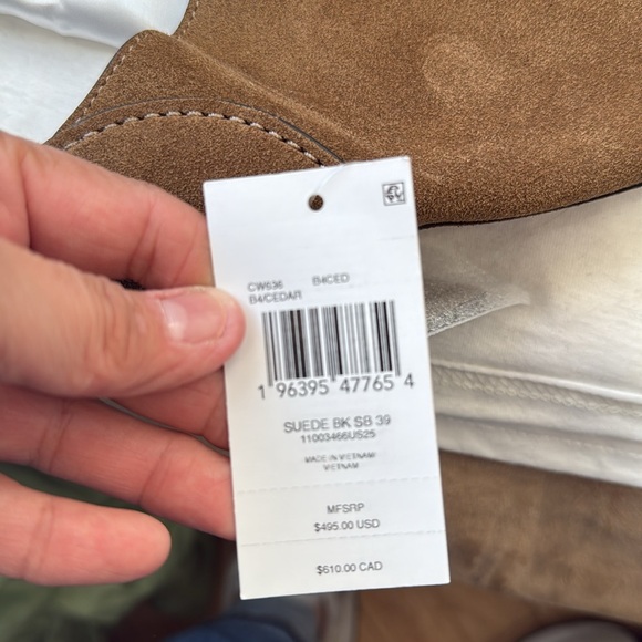 NWT Coach Brown Leather Tote Bag - Picture 6 of 7